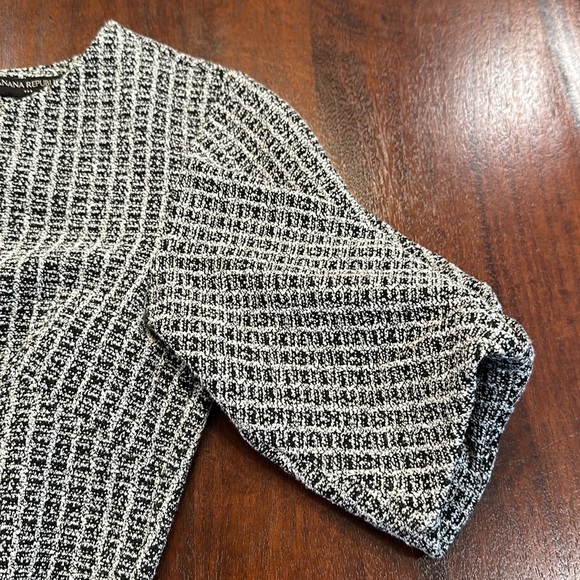 BANANA REPUBLIC tweed pencil dress with puff sleeves - Picture 3 of 7